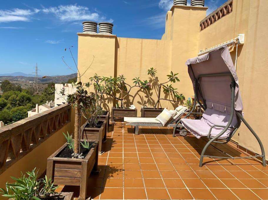 Espectacular Atico Duplex Con 2 Terrazas & Piscina Villa Málaga Eksteriør billede